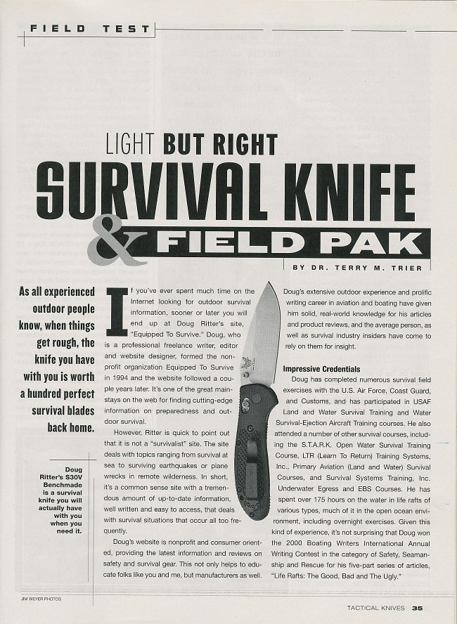 Tactical Knives May 2005 page 35