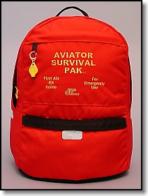 Doug Ritter designed Pack for Aviator Survival Paks