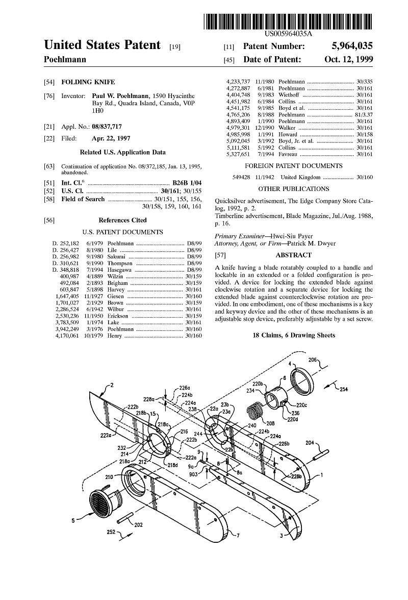 Patent 5964035